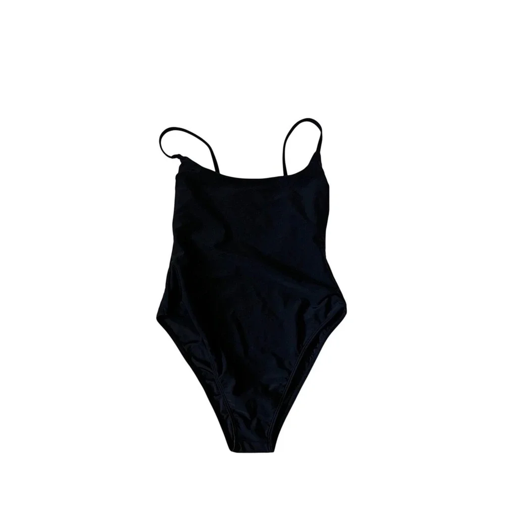 NWT RUMORED Minimal One-Piece Swimsuit in‎ Black XL